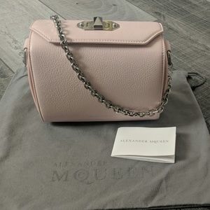 (Sold) Alexander Mcqueen box bag in blush pink